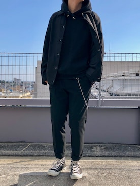 「CIAOPANIC TYPY（チャオパニックティピー）のアイテム（その他アウター）」を使った、Matoさん（メンズ・175cm）の秋コーディネート