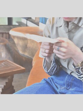 「RCWB（アールシーダブリュービー）のアイテム（トップス）」を使った、おまみ🦋🍃さん（レディース・156cm）の夏コーディネート