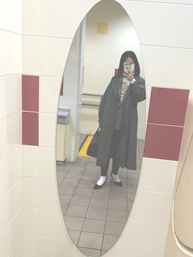「YEVS（イーブス）のアイテム（ジャケット/アウター）」を使った、おまみ🦋🍃さん（レディース・156cm）の冬コーディネート