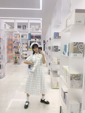 「休闲」｜「アイテム（シャツワンピース）」を使った、善良的小疯狗さん（レディース・165cm）の秋コーディネート