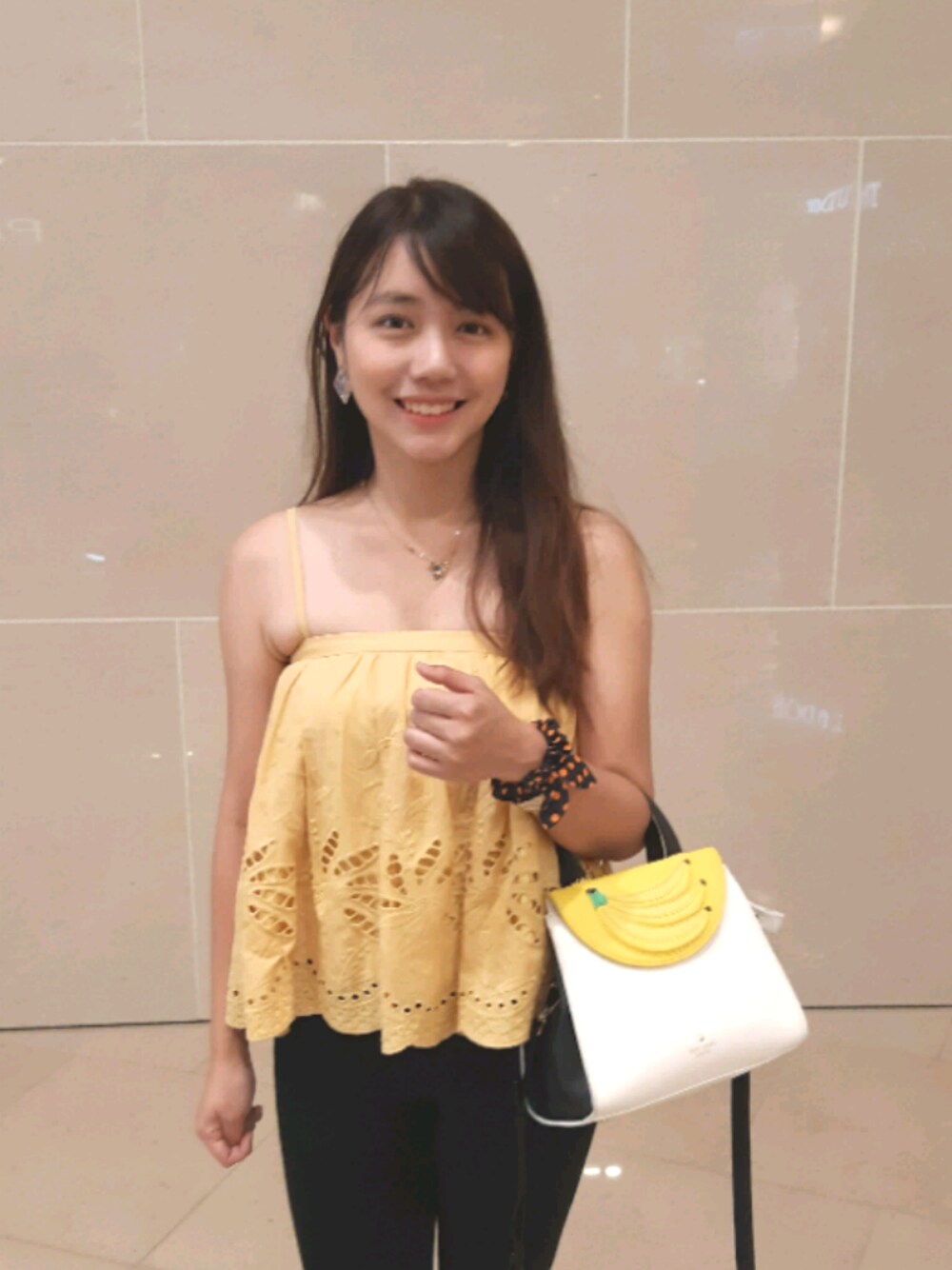 「休日スタイル、summer」｜「kate spade new yorkのアイテム（バッグ、ホワイト系）」を使った、ルビーさん（レディース・158cm）の夏コーディネートの1枚目の写真