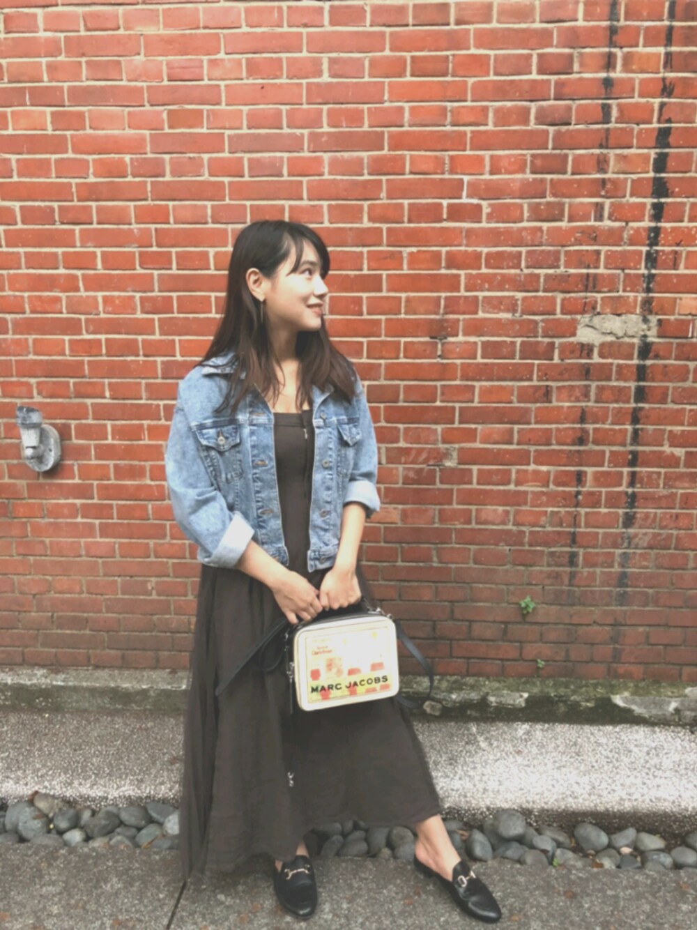 「Marc by Marc Jacobsのアイテム（トートバッグ、その他）」を使った、ルビーさん（レディース・159cm）の秋コーディネートの1枚目の写真