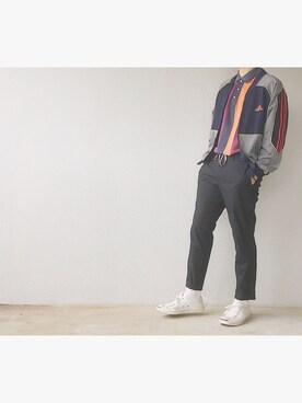 「CONVERSE（コンバース）のCONVERSE コンバース ジャック パーセル / JACK PURCEL（スニーカー）」を使った、Hiroさん（メンズ・170cm）の春コーディネート