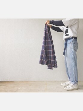 「CONVERSE（コンバース）のCONVERSE コンバース ジャック パーセル / JACK PURCEL（スニーカー）」を使った、Hiroさん（メンズ・170cm）の春コーディネート