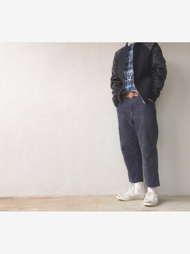 「CONVERSE（コンバース）のCONVERSE コンバース ジャック パーセル / JACK PURCEL（スニーカー）」を使った、Hiroさん（メンズ・170cm）の秋コーディネート