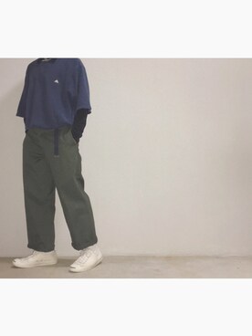 「CONVERSE（コンバース）のCONVERSE コンバース ジャック パーセル / JACK PURCEL（スニーカー）」を使った、Hiroさん（メンズ・170cm）の秋コーディネート