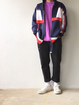 「CONVERSE（コンバース）のCONVERSE コンバース ジャック パーセル / JACK PURCEL（スニーカー）」を使った、Hiroさん（メンズ・170cm）の秋コーディネート