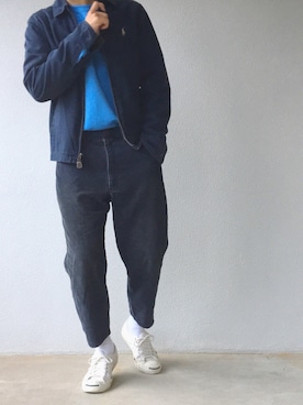 「CONVERSE（コンバース）のCONVERSE コンバース ジャック パーセル / JACK PURCEL（スニーカー）」を使った、Hiroさん（メンズ・170cm）の冬コーディネート