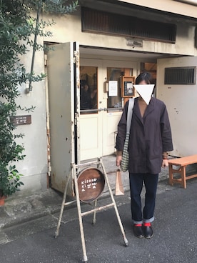 「ippei takei（イッペイタケイ）のアイテム」を使った、kuさん（レディース・168cm）の秋コーディネート