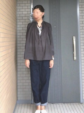 「ippei takei（イッペイタケイ）のアイテム」を使った、kuさん（レディース・168cm）の秋コーディネート