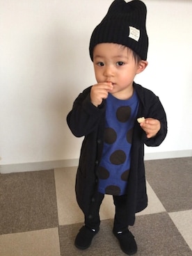 ＊SK.HRR＊さん（キッズ・80cm）の冬コーディネート