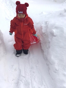 「アイテム（ブーティ）」を使った、＊SK.HRR＊さん（キッズ・90cm）の冬コーディネート