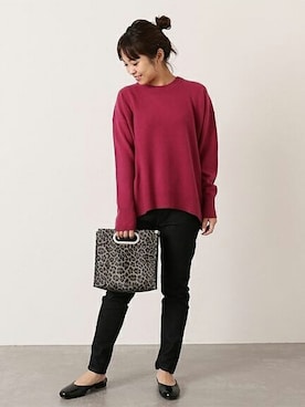 「JOURNAL STANDARD（ジャーナルスタンダード）のアイテム（バッグ）」を使った、tsuruさん（レディース・155cm）の秋コーディネート