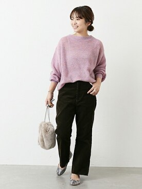 「ショートプルオーバー」｜tsuruさん（レディース・155cm）の秋コーディネート
