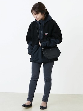 「YAHKI（ヤーキ）のアイテム」を使った、tsuruさん（レディース・155cm）の秋コーディネート