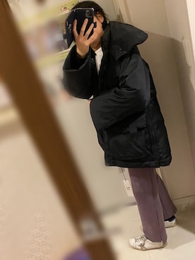 「プラスJ」｜「アイテム（ダウンジャケット/コート）」を使った、nanairo000716さん（レディース・164cm）の秋コーディネート