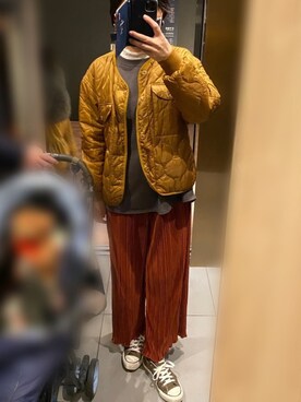 「cepo（セポ）のアイテム（ブルゾン）」を使った、nanairo000716さん（レディース・164cm）の冬コーディネート