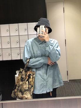 「BLESS（ブレス）のアイテム（バッグ）」を使った、野口英世さん（メンズ・175cm）の秋コーディネート