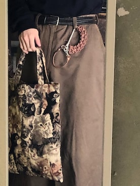 「BLESS（ブレス）のアイテム（バッグ）」を使った、野口英世さん（メンズ・175cm）の秋コーディネート