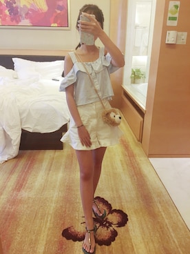 Sherry Chanさん（レディース・153cm）の秋コーディネート