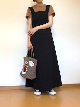 「THE SHINZONE（ザ　シンゾーン）のアイテム（ワンピース/ドレス）」を使った、きょんさん（レディース・155cm）の秋コーディネート