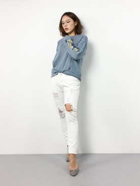 黒田デビーさん（レディース・165cm）の冬コーディネート