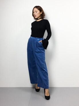 黒田デビーさん（レディース・165cm）の冬コーディネート