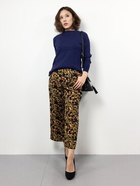 黒田デビーさん（レディース・165cm）の冬コーディネート