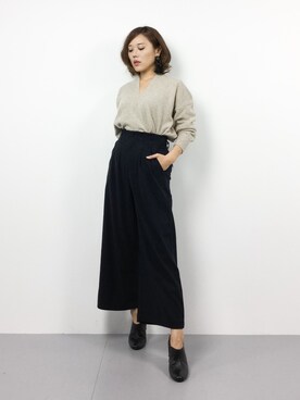 黒田デビーさん（レディース・165cm）の冬コーディネート