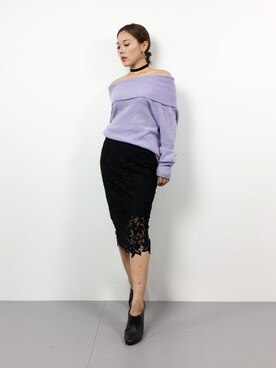 黒田デビーさん（レディース・165cm）の冬コーディネート