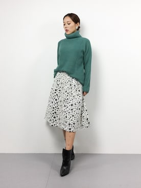 黒田デビーさん(レディース・165cm)の冬コーディネート