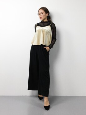 黒田デビーさん（レディース・165cm）の冬コーディネート