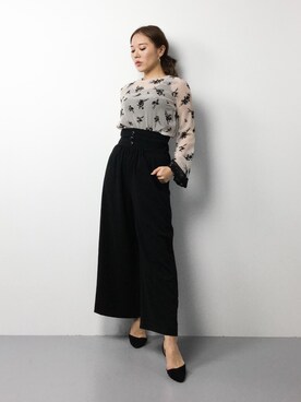 黒田デビーさん（レディース・165cm）の冬コーディネート