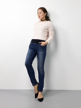 黒田デビーさん（レディース・165cm）の冬コーディネート