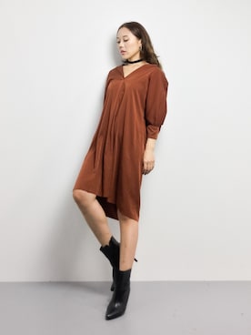 黒田デビーさん(レディース・165cm)の冬コーディネート