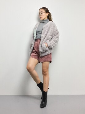 黒田デビーさん(レディース・165cm)の冬コーディネート