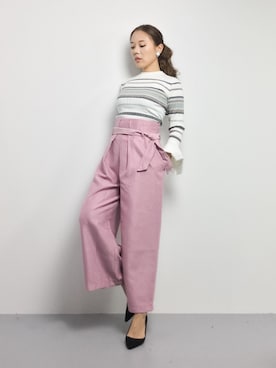 黒田デビーさん（レディース・165cm）の冬コーディネート