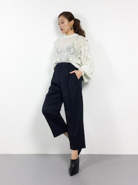 黒田デビーさん(レディース・165cm)の冬コーディネート