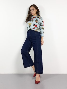 黒田デビーさん（レディース・165cm）の冬コーディネート