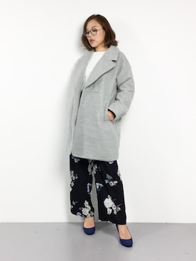 黒田デビーさん（レディース・165cm）の冬コーディネート