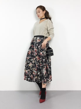 黒田デビーさん（レディース・165cm）の冬コーディネート