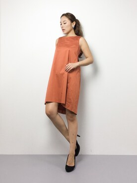 黒田デビーさん（レディース・165cm）の冬コーディネート