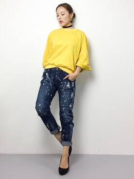 黒田デビーさん(レディース・165cm)の冬コーディネート