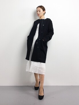 黒田デビーさん（レディース・165cm）の冬コーディネート