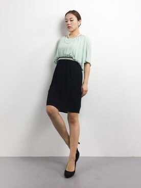黒田デビーさん(レディース・165cm)の冬コーディネート
