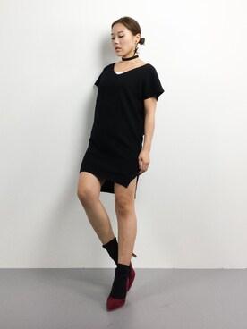 黒田デビーさん(レディース・165cm)の冬コーディネート