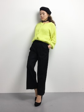 黒田デビーさん（レディース・165cm）の冬コーディネート