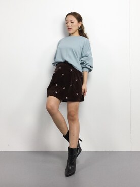 黒田デビーさん(レディース・165cm)の冬コーディネート