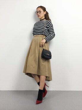 黒田デビーさん（レディース・165cm）の冬コーディネート