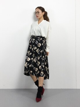 黒田デビーさん（レディース・165cm）の冬コーディネート